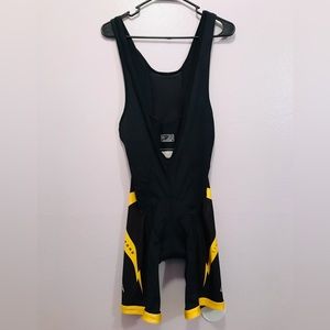 Bontrager Livestrong Cycling Bib Shorts Black & Yellow Large